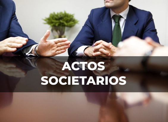 actos societarios