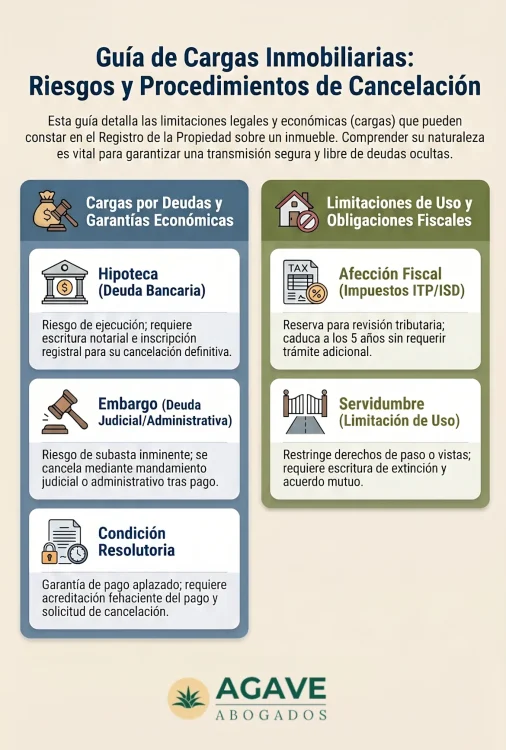 tipos de cargas de un inmueble